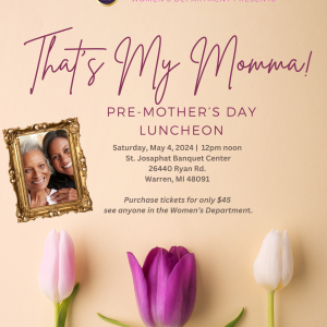 That’s My Momma: Pre-Mother’s Day Luncheon