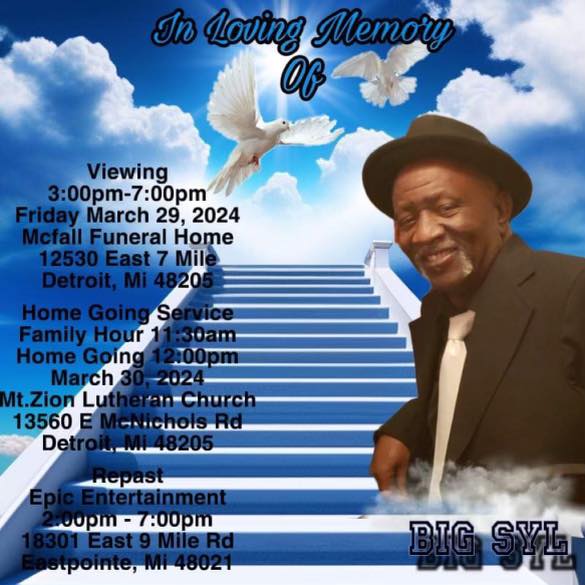 Notice of Transition- Bro. Sylvester Henry Notice of Transition- Bro. Sylvester Henry