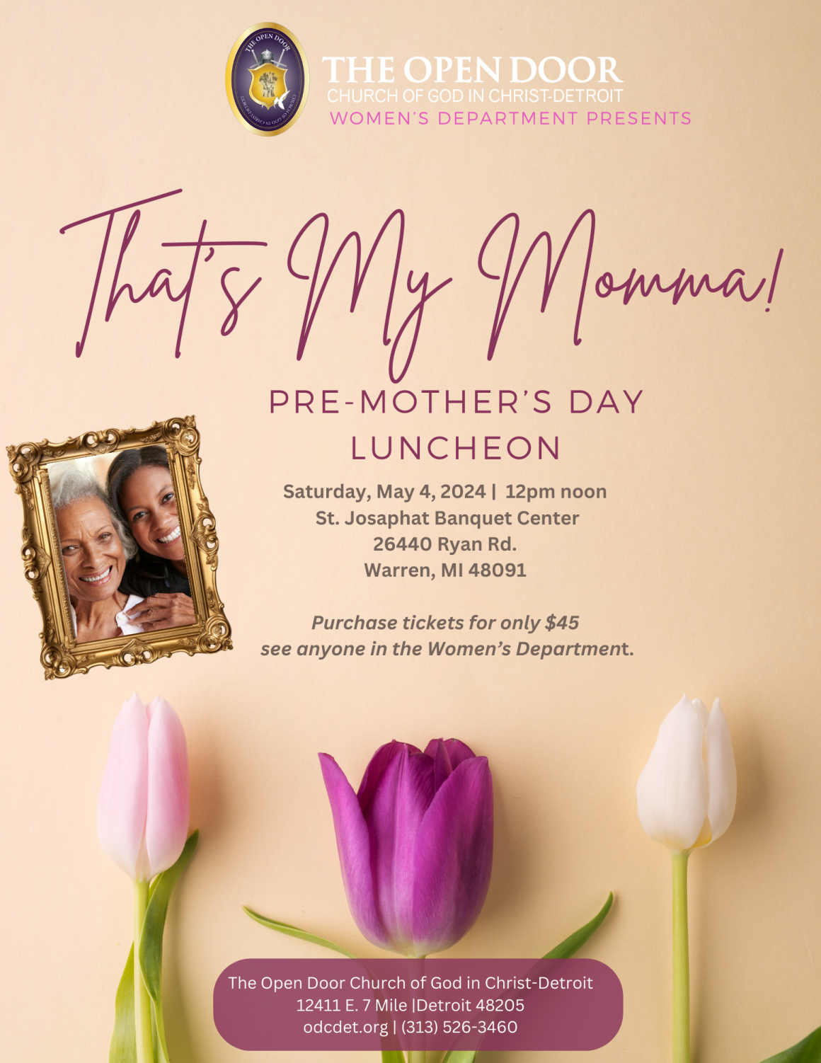 That’s My Momma: Pre-Mother’s Day Luncheon